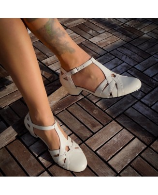 Ivory leather vintage...